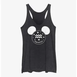 Boxlunch Disney Mickey Mouse Aquarius Ears Womens Tank Top