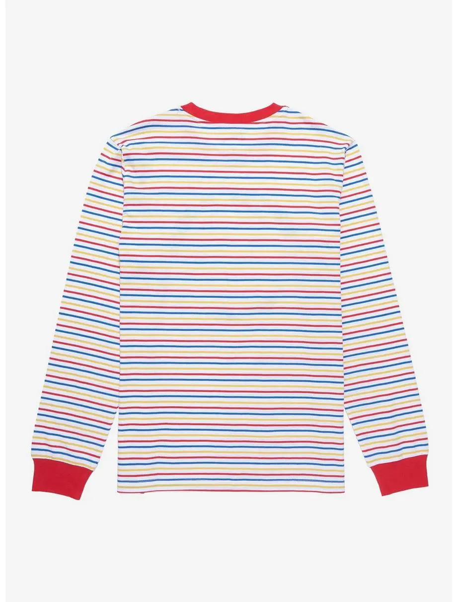 Disney Mickey Mouse Oh Boy Striped Long Sleeve T-Shirt - BoxLunch Exclusive - Image 2