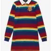 Harry Potter Striped Rugby Shirt Dress - BoxLunch Exclusive