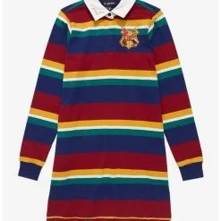 Harry Potter Striped Rugby Shirt Dress - BoxLunch Exclusive