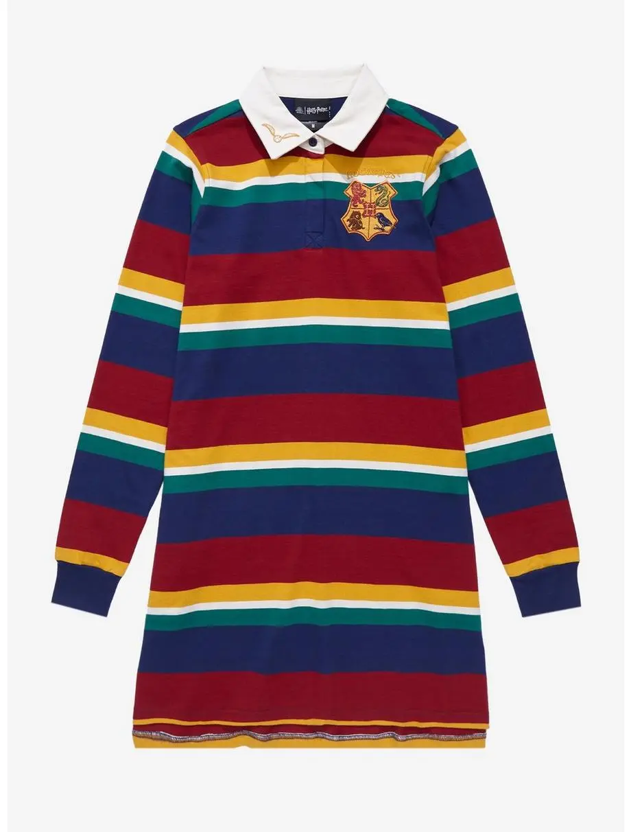 Harry Potter Striped Rugby Shirt Dress - BoxLunch Exclusive