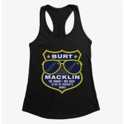 Boxlunch Parks And Recreation Burt Macklin Badge Womens Tank Top