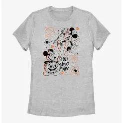 Boxlunch Disney Mickey Mouse & Minnie Mouse Feelin Spooky Womens T-Shirt