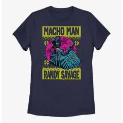 Boxlunch WWE Macho Man Randy Savage Ugly Christmas Womens T-Shirt