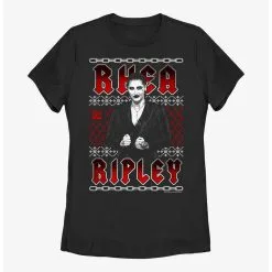 Boxlunch WWE Rhea Ripley Ugly Christmas Womens T-Shirt