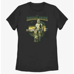 Boxlunch Star Wars The Mandalorian Grogu & Mando Together Again Womens T-Shirt