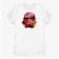 Boxlunch Star Wars Stormtrooper Floral Helmet Womens T-Shirt